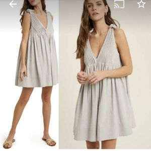 NWOT! ~WISHLIST~ ADORABLE LIGHT GREY WOVEN TANK DRESS-M